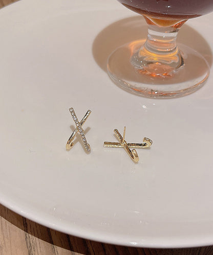 blackdia ocean ジルコニア クロス ピアス/イヤリング