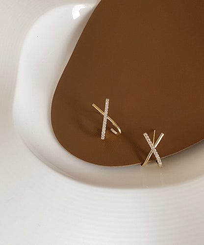 blackdia ocean ジルコニア クロス ピアス/イヤリング