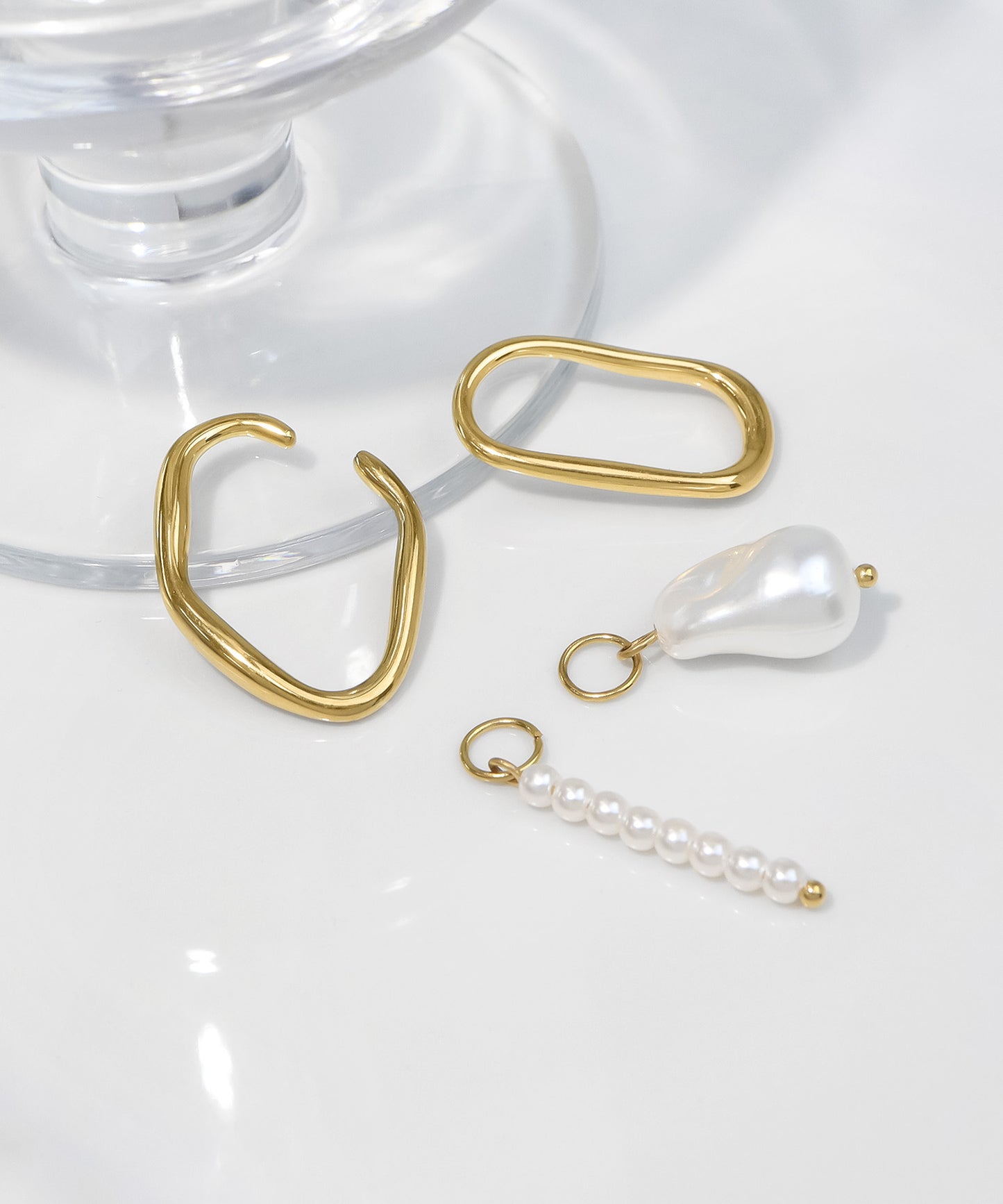 blackdia ocean パールチャーム イヤーカフ (片耳)