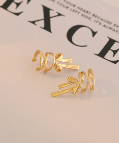 blackdia ocean 編み上げリボンイヤーカフ