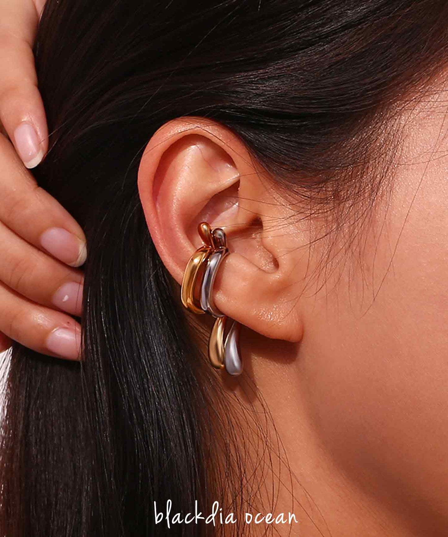 blackdia ocean モードカーブイヤーカフ片耳