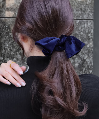 【今週末限定価格】blackdia ocean 2type ベロア リボンシュシュ