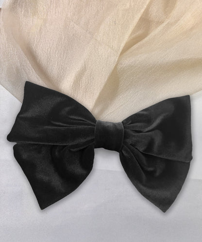 blackdia ocean ベロア リボン バレッタ