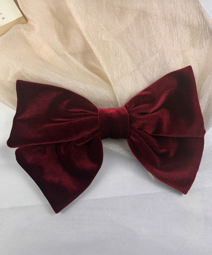 blackdia ocean ベロア リボン バレッタ