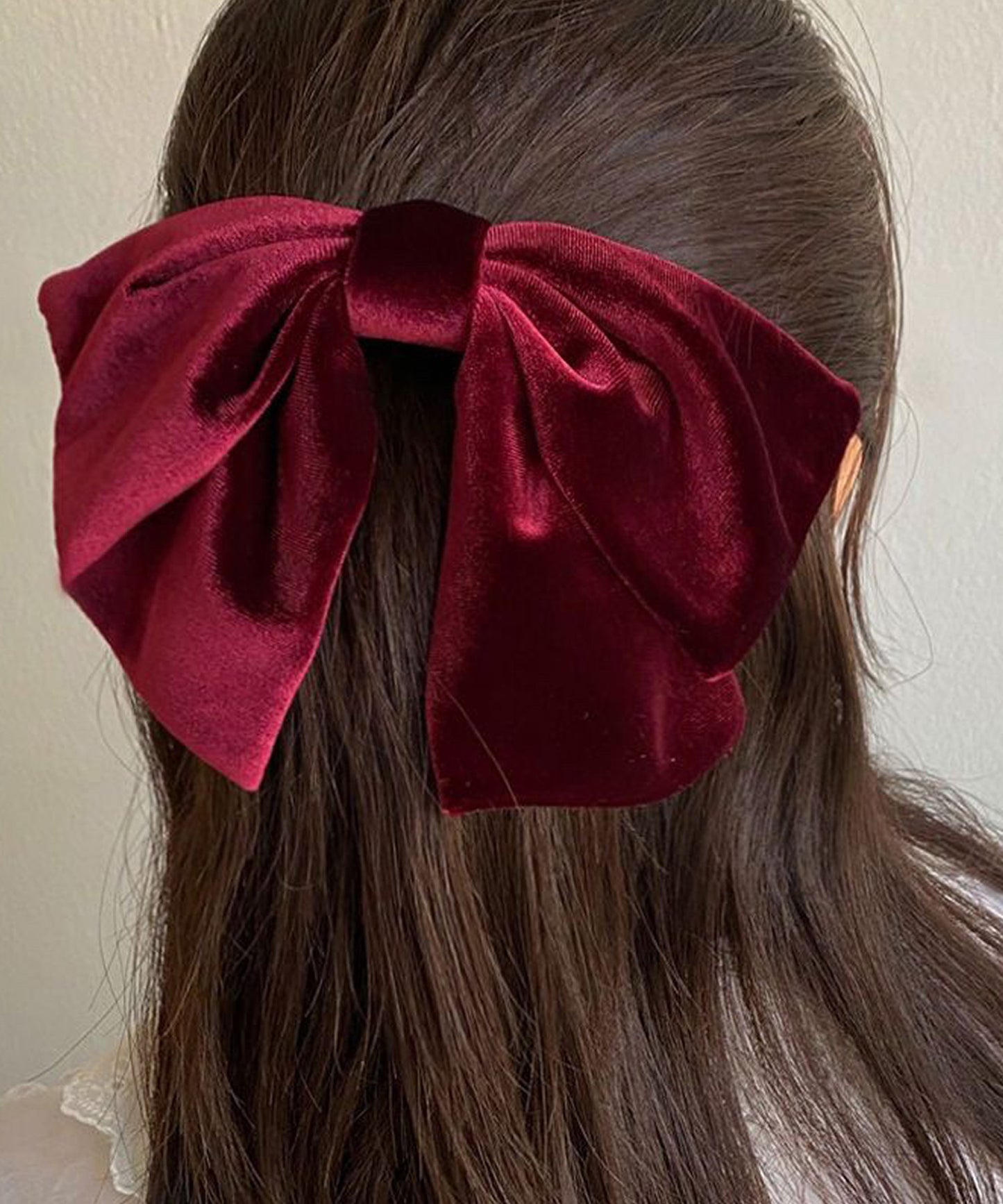 blackdia ocean ベロア リボン バレッタ