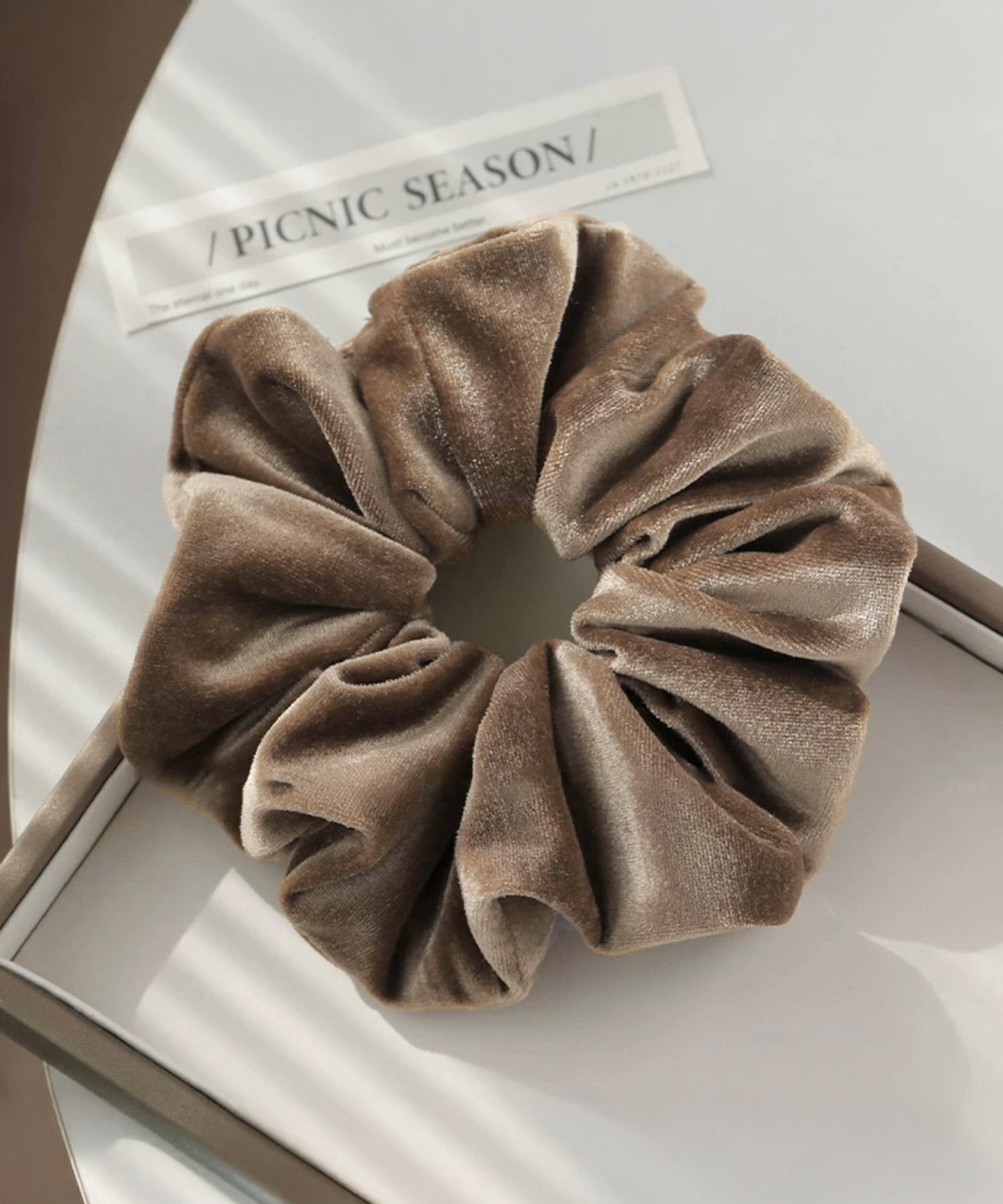 blackdia ocean 深みカラーふんわりベロアシュシュ