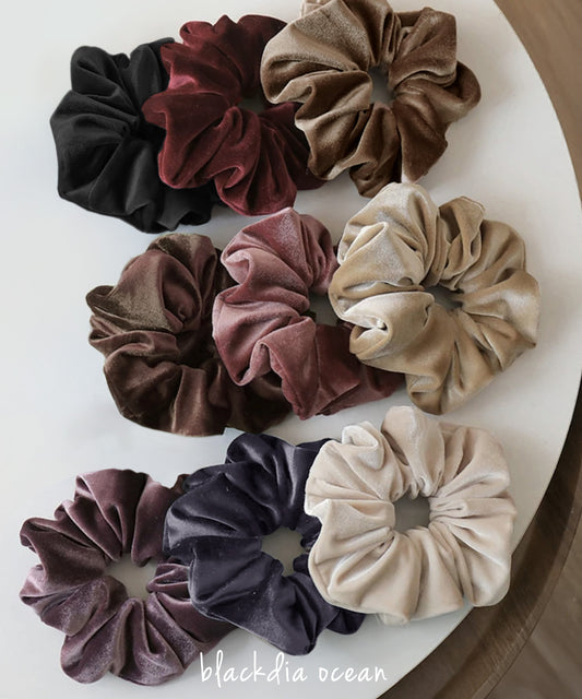 blackdia ocean 深みカラーふんわりベロアシュシュ