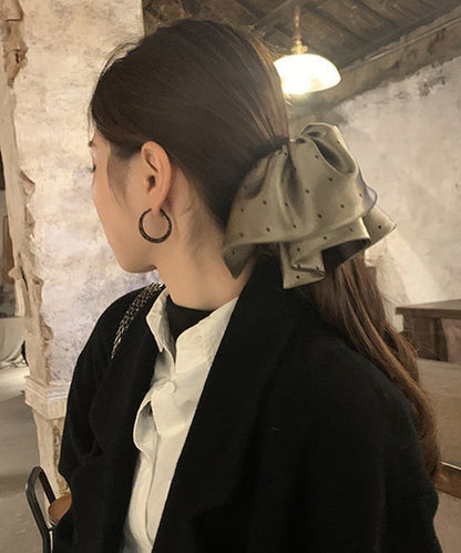 blackdia ocean サテン ドット ヘアクリップ