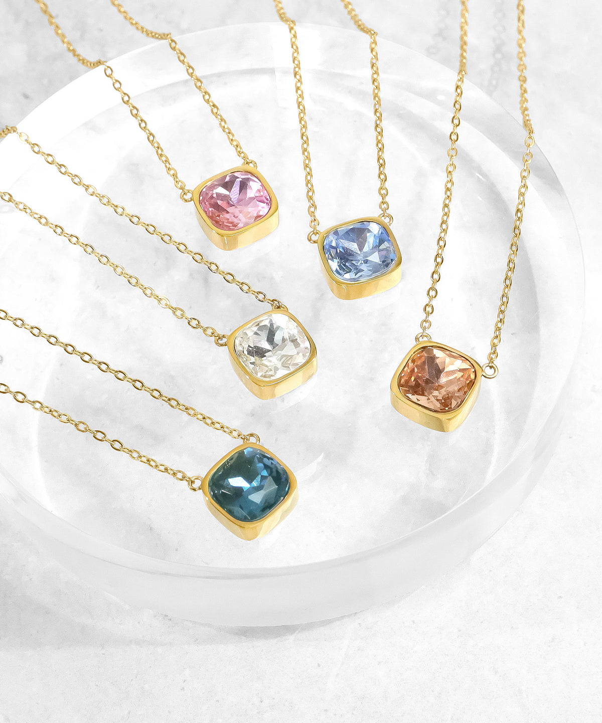 blackdia ocean ファセットネックレス ( 11color )