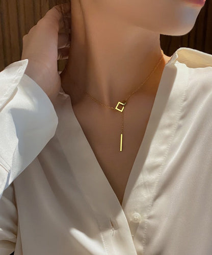 blackdia ocean ダブルスクエアチェーンネックレス