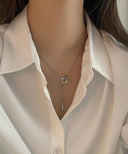 blackdia ocean ダブルスクエアチェーンネックレス