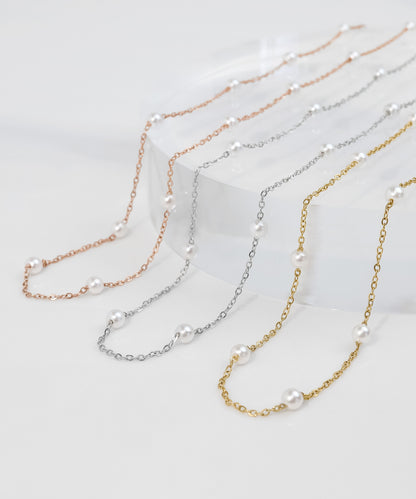 blackdia ocean タイニー パールネックレス