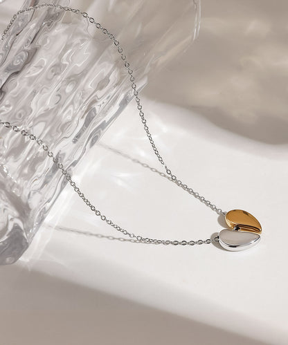 blackdia ocean バイカラー ハートネックレス