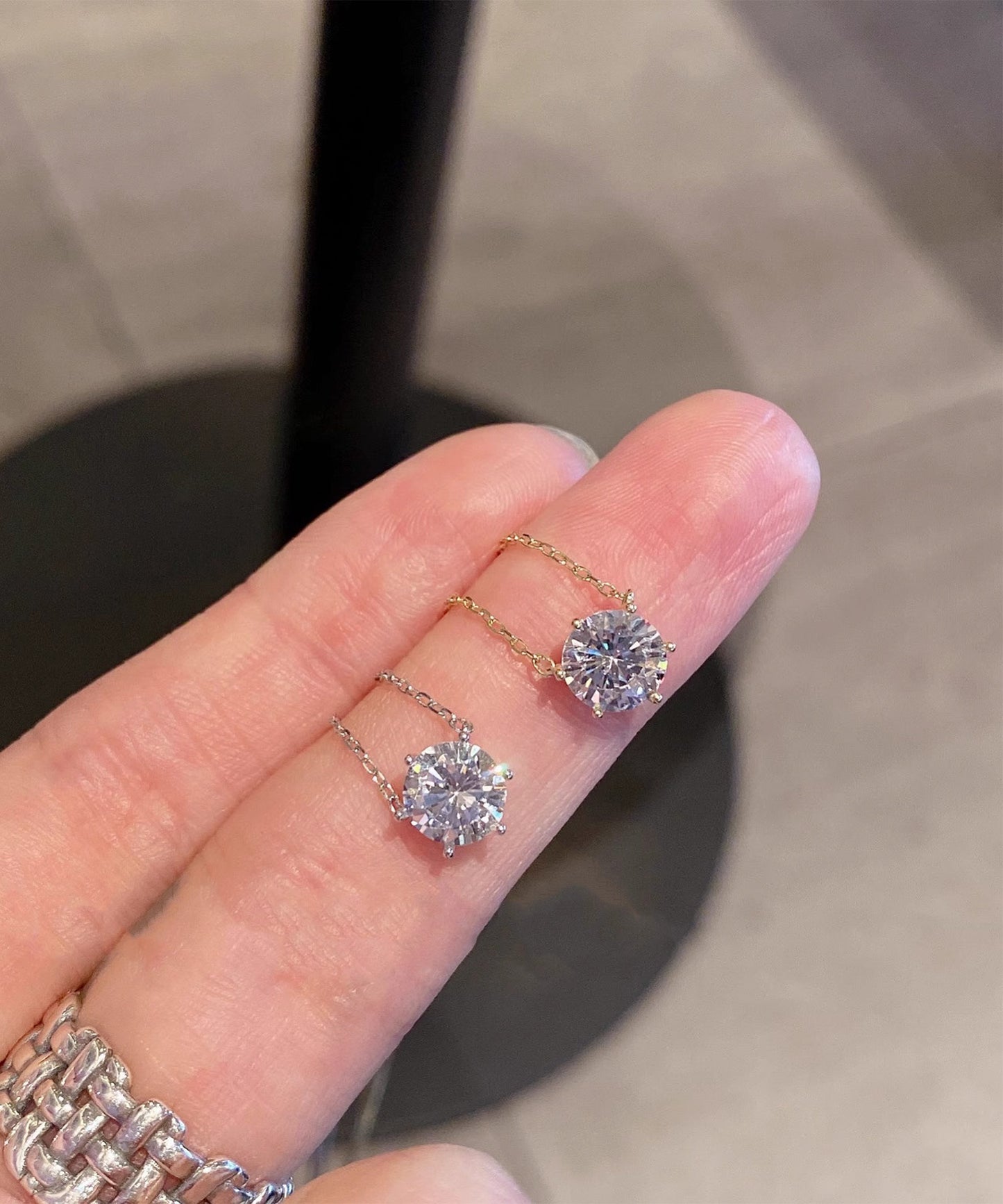 blackdia ocean シアーチェーン 一粒ネックレス