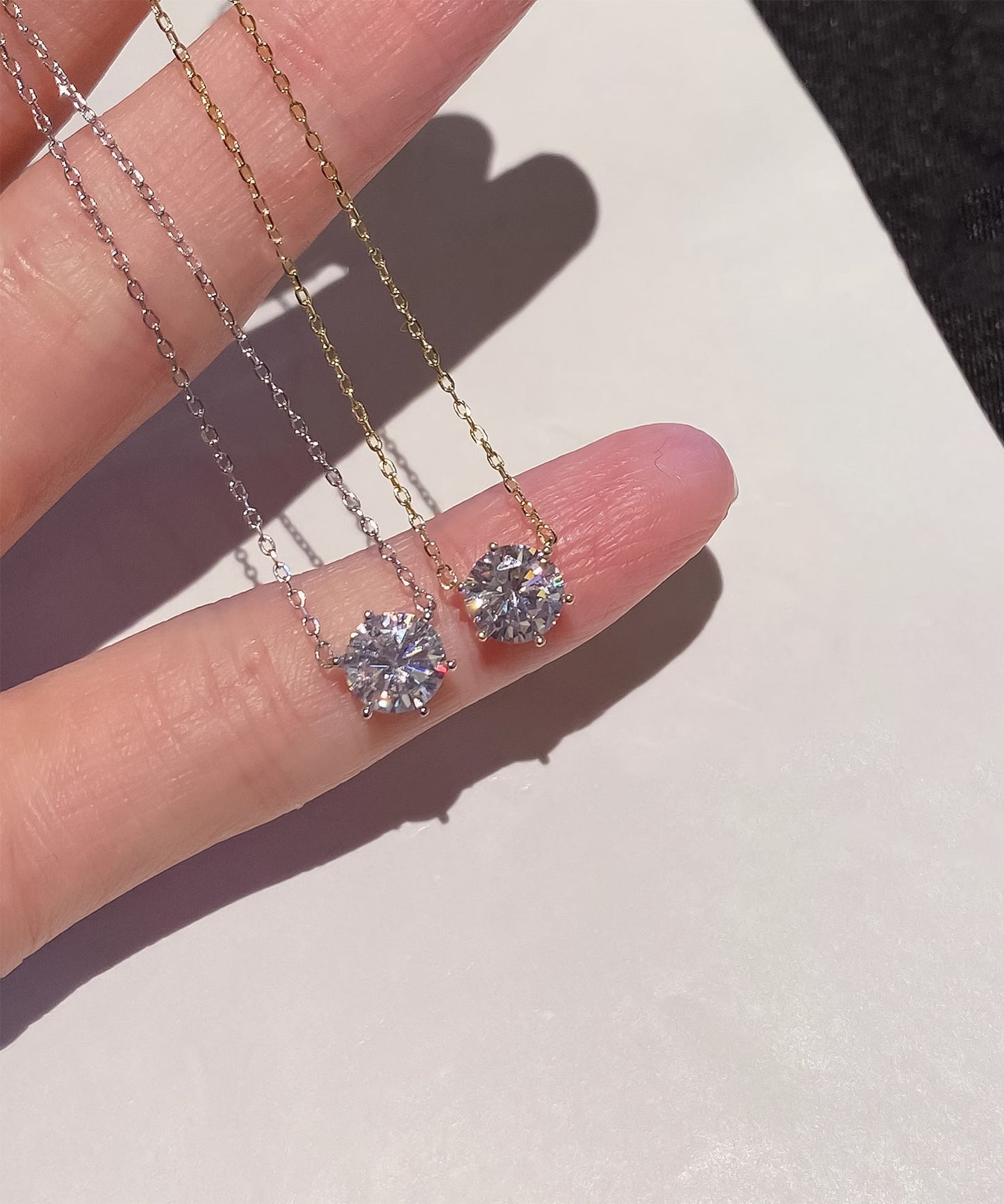 blackdia ocean シアーチェーン 一粒ネックレス