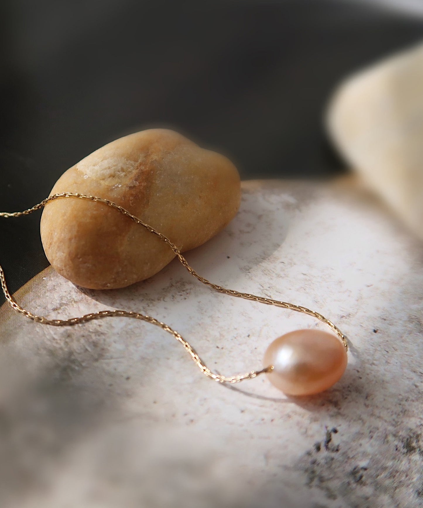 blackdia ocean 淡水バロックパールネックレス