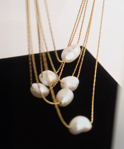 blackdia ocean 淡水バロックパールネックレス