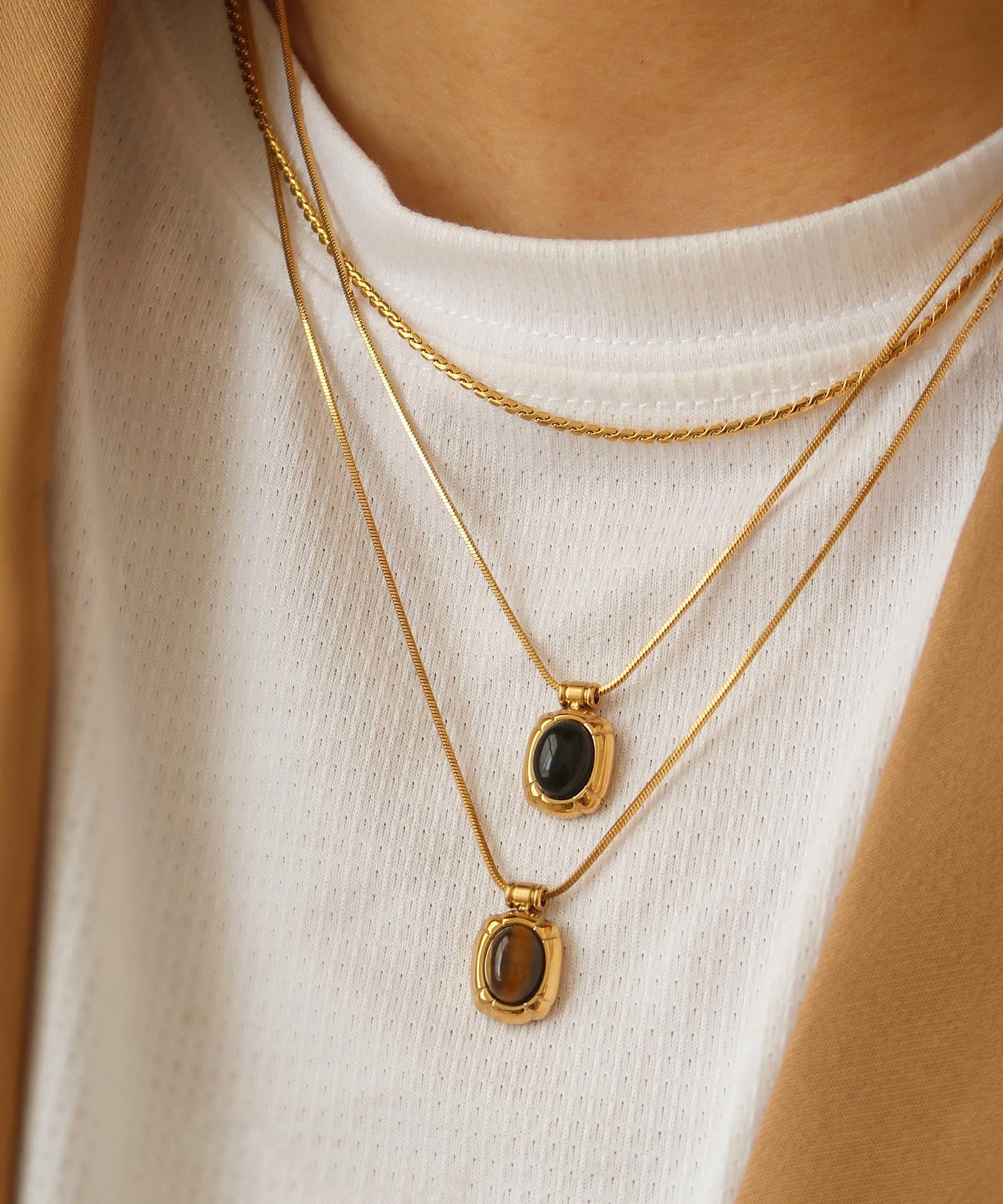 blackdia ocean 天然石カボションペンダント
