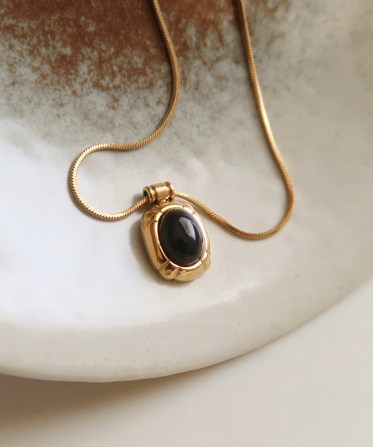 blackdia ocean 天然石カボションペンダント