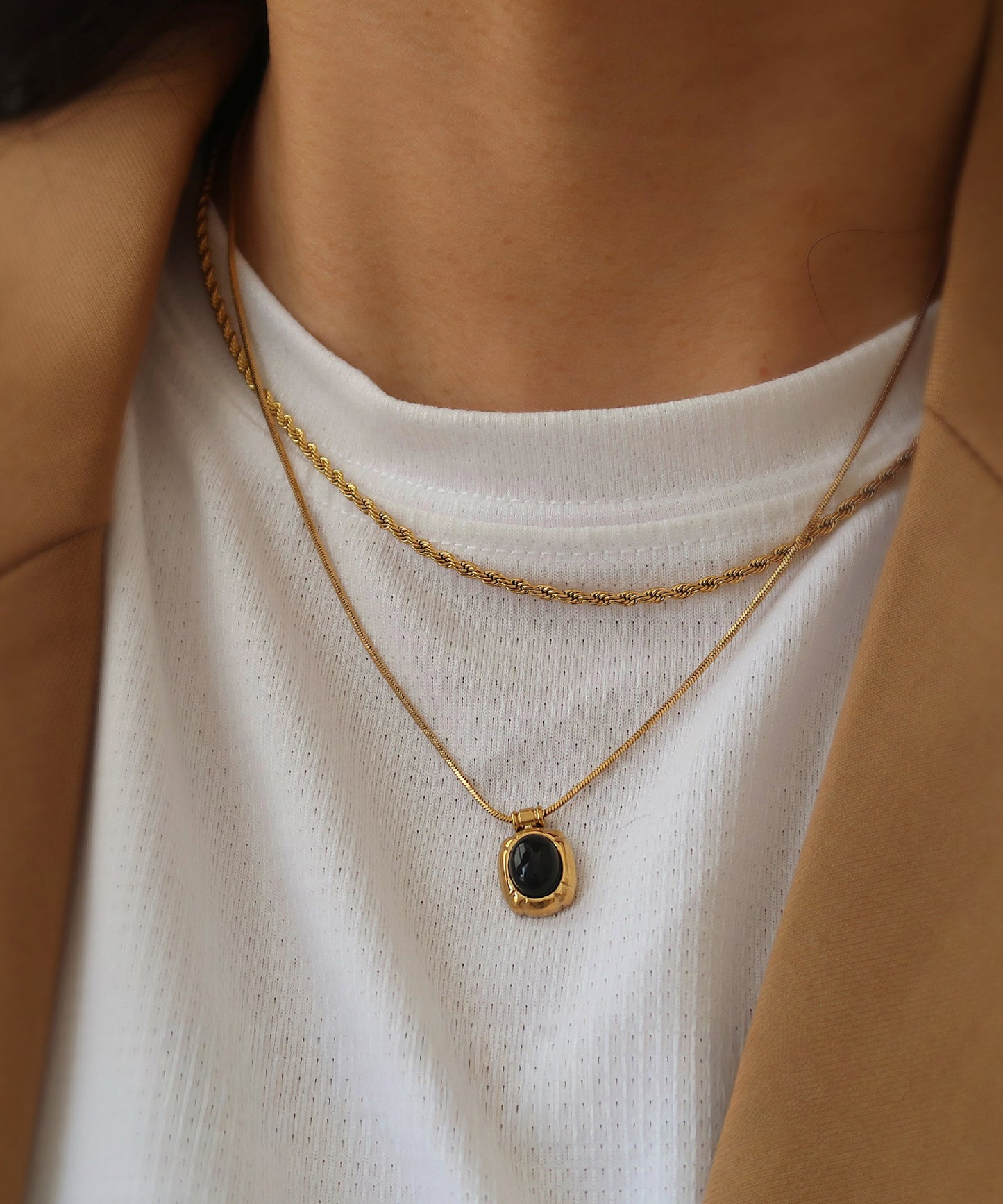 blackdia ocean 天然石カボションペンダント