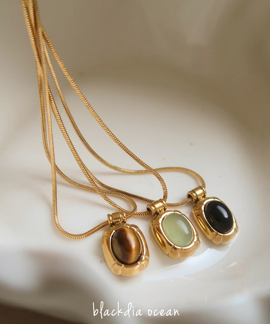 blackdia ocean 天然石カボションペンダント