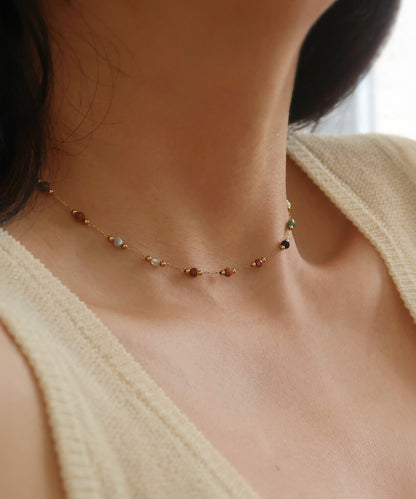 blackdia ocean 天然石ビーズネックレス