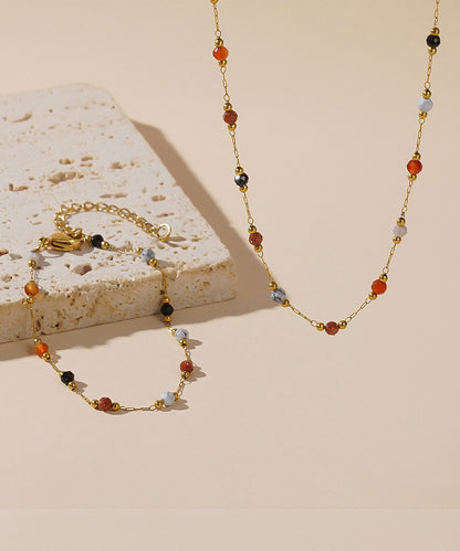 blackdia ocean 天然石ビーズネックレス