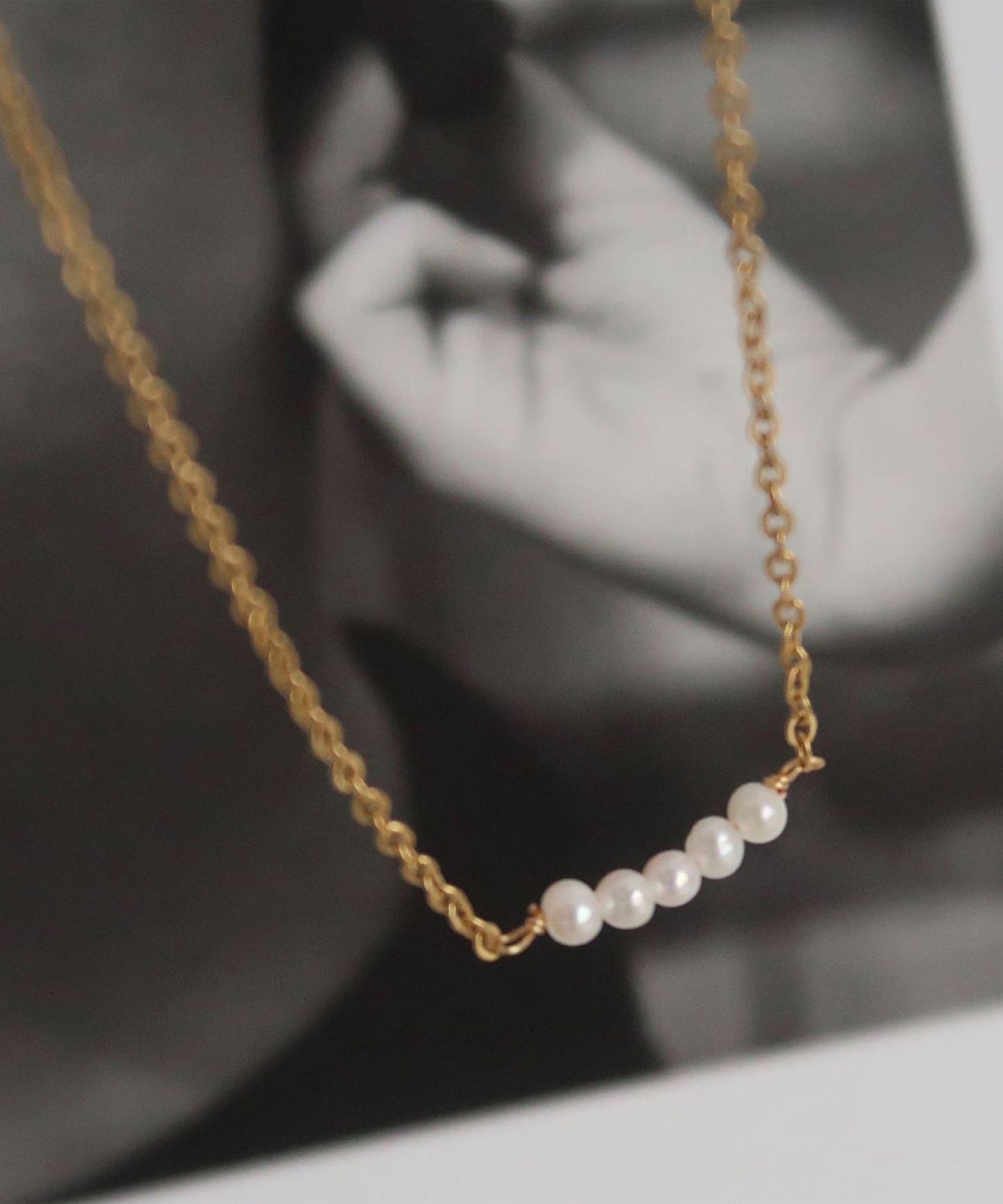 blackdia ocean 淡水パールネックレス