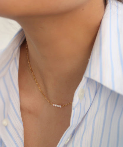 blackdia ocean 淡水パールネックレス