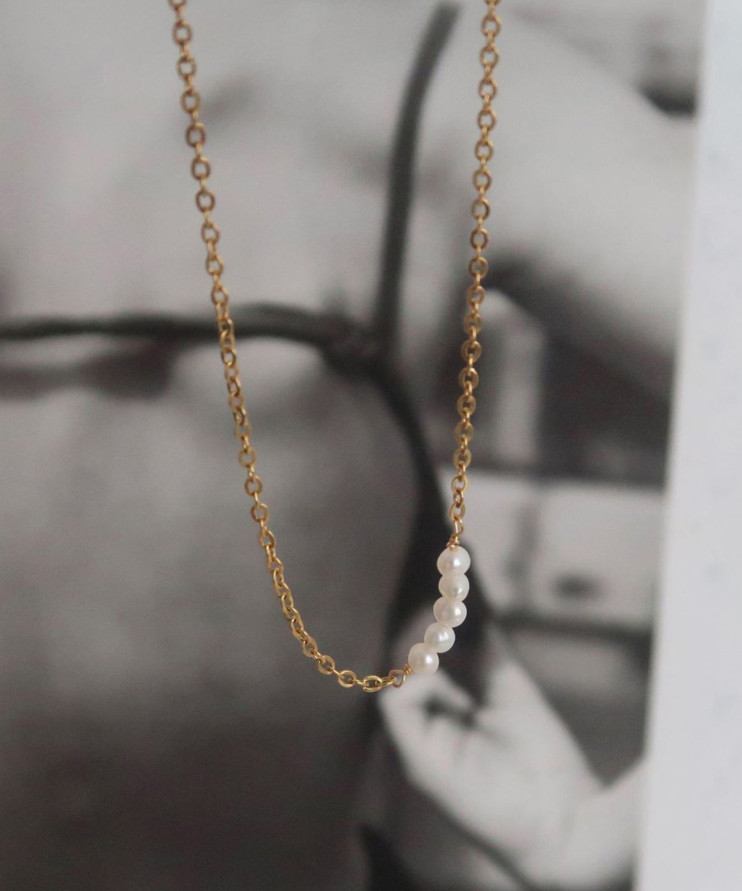 blackdia ocean 淡水パールネックレス