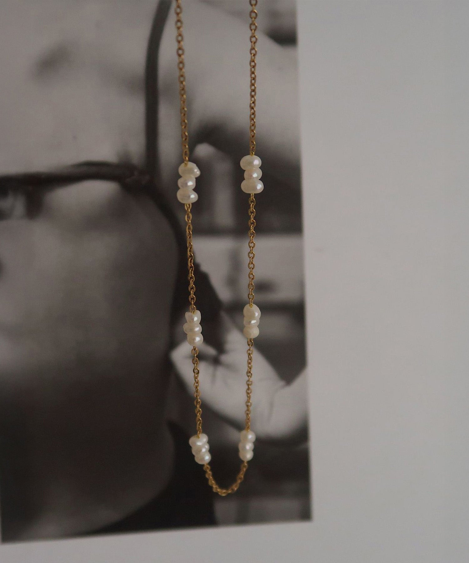 AAA淡水パール5〜5.5mmネックレス41cm＋アジャスター5cm⭐️現物⭐️ AAA淡水パール5〜5.5mmネックレス41cm＋アジャスター5cm⭐️現物⭐️