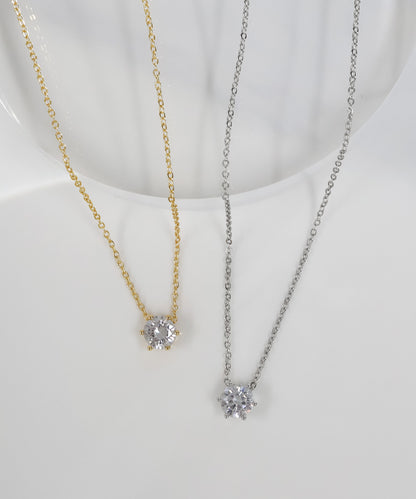 【今週末限定価格】blackdia ocean シアーチェーン 一粒ネックレス