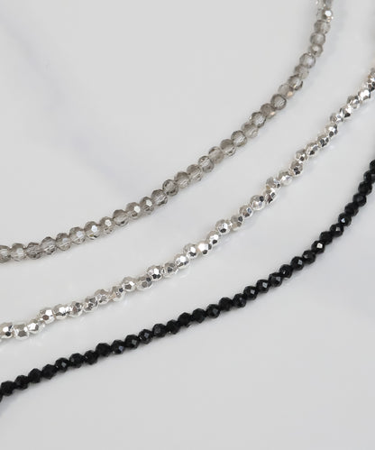 blackdia ocean カットビーズデザインネックレス