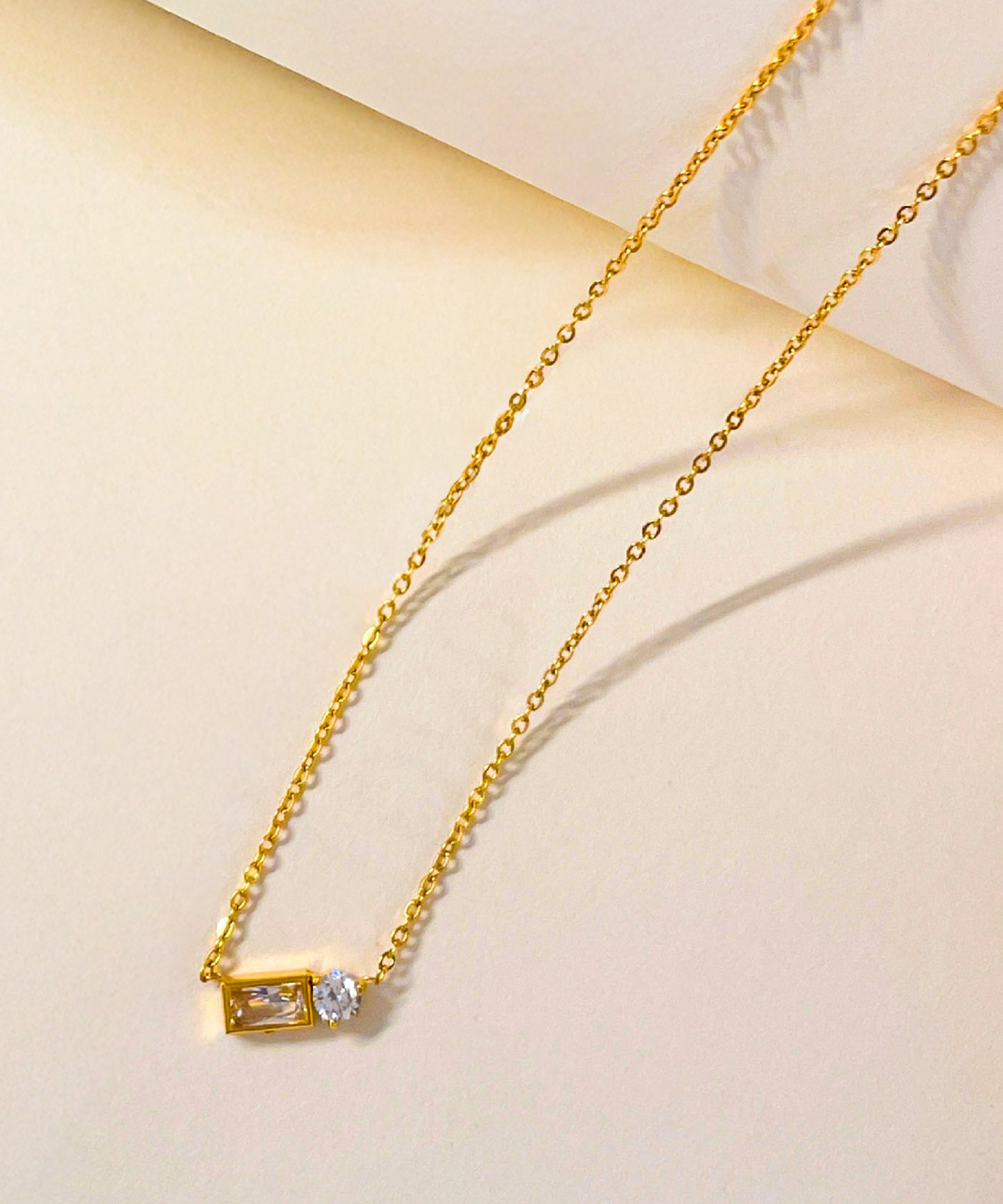 blackdia ocean スクエア＆ストーンネックレス