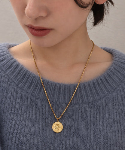 blackdia ocean コイン アクセントチェーンネックレス