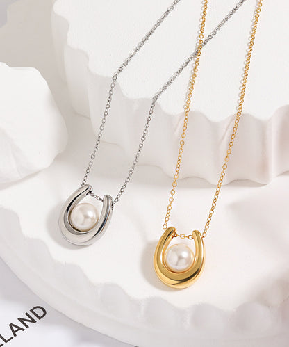 blackdia ocean ホースシューパールネックレス