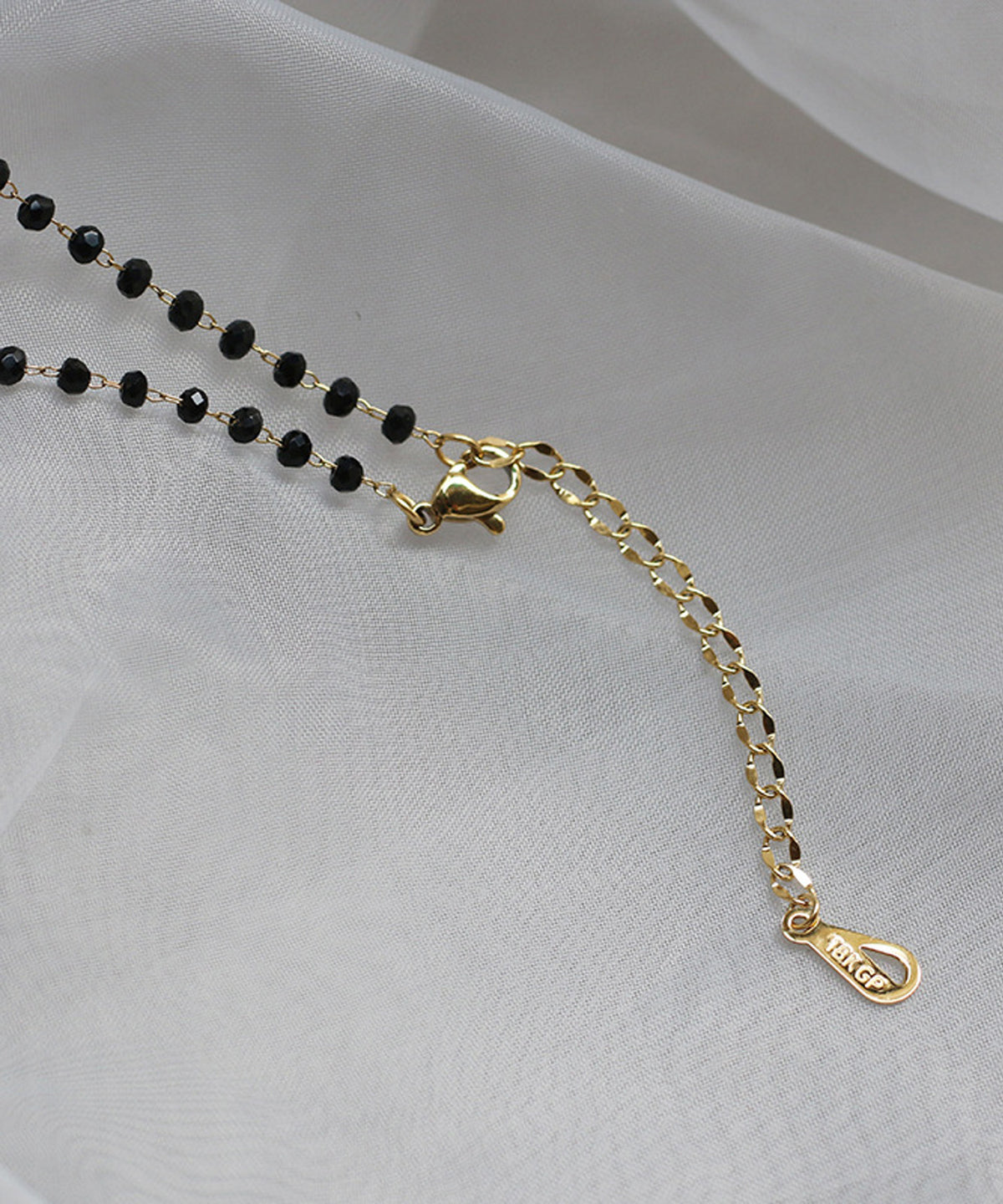 blackdia ocean カットビーズ ショートネックレス