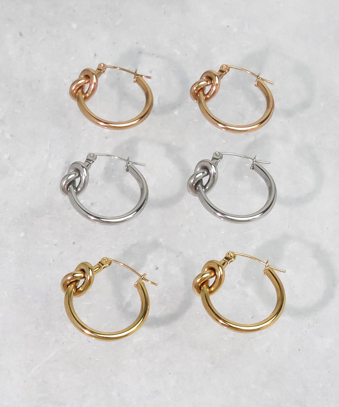 blackdia ocean シンプルツイスト フープピアス