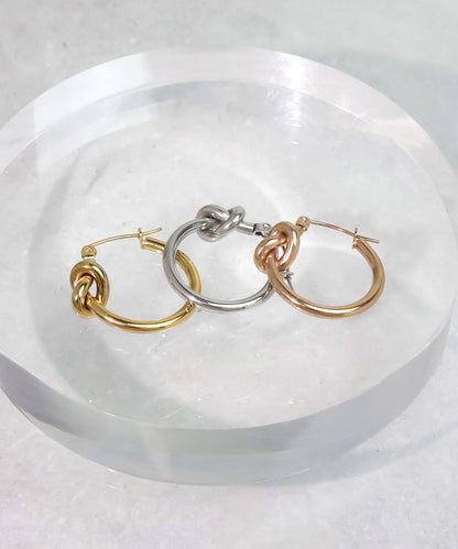 blackdia ocean シンプルツイスト フープピアス