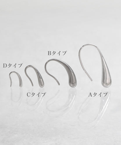 blackdia ocean ドロップフックピアス ( 4size展開 )