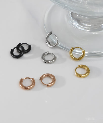 blackdia ocean ステンレス フープピアス ( 6size/4color )