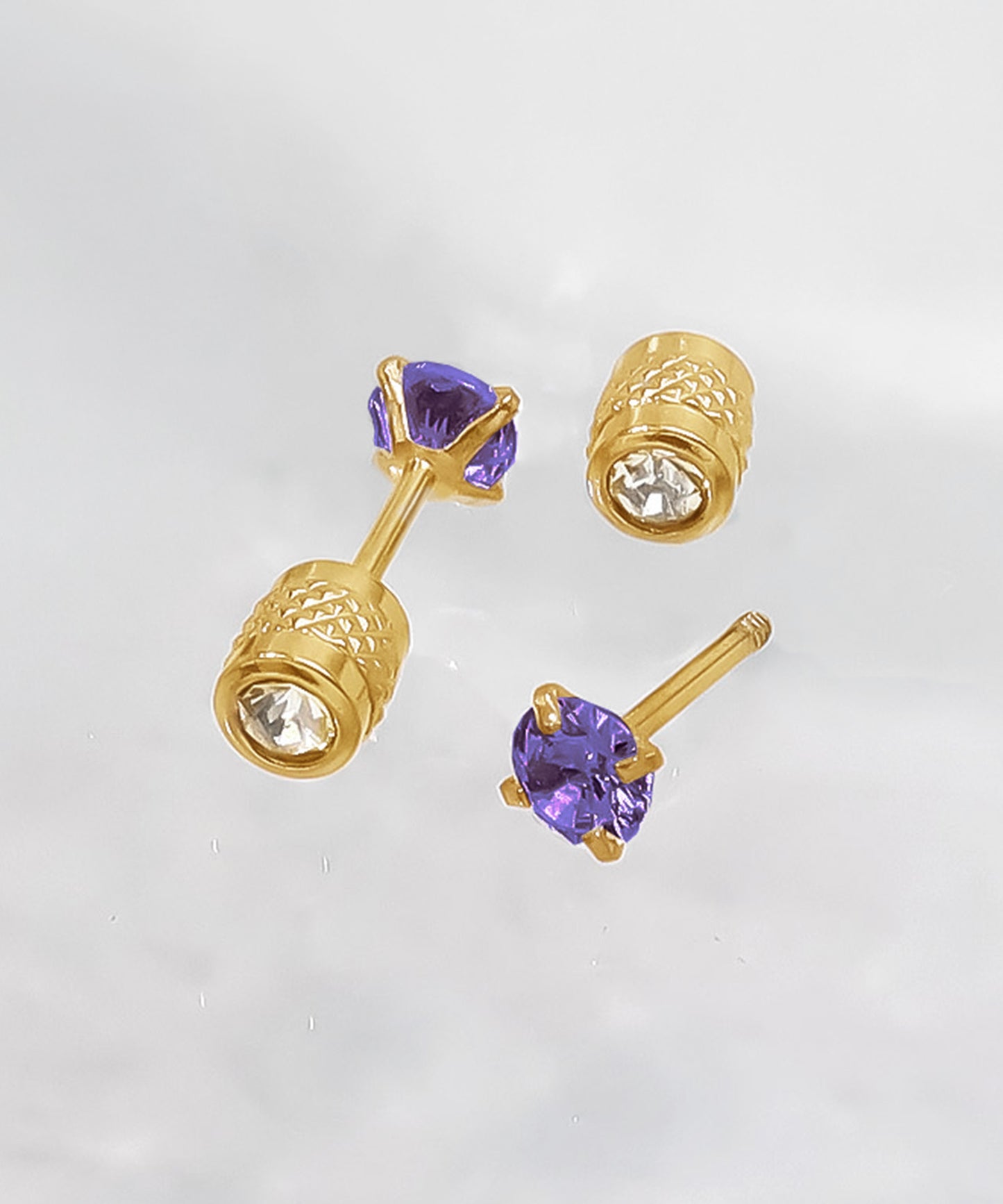 blackdia ocean ジルコニアスタッドピアス