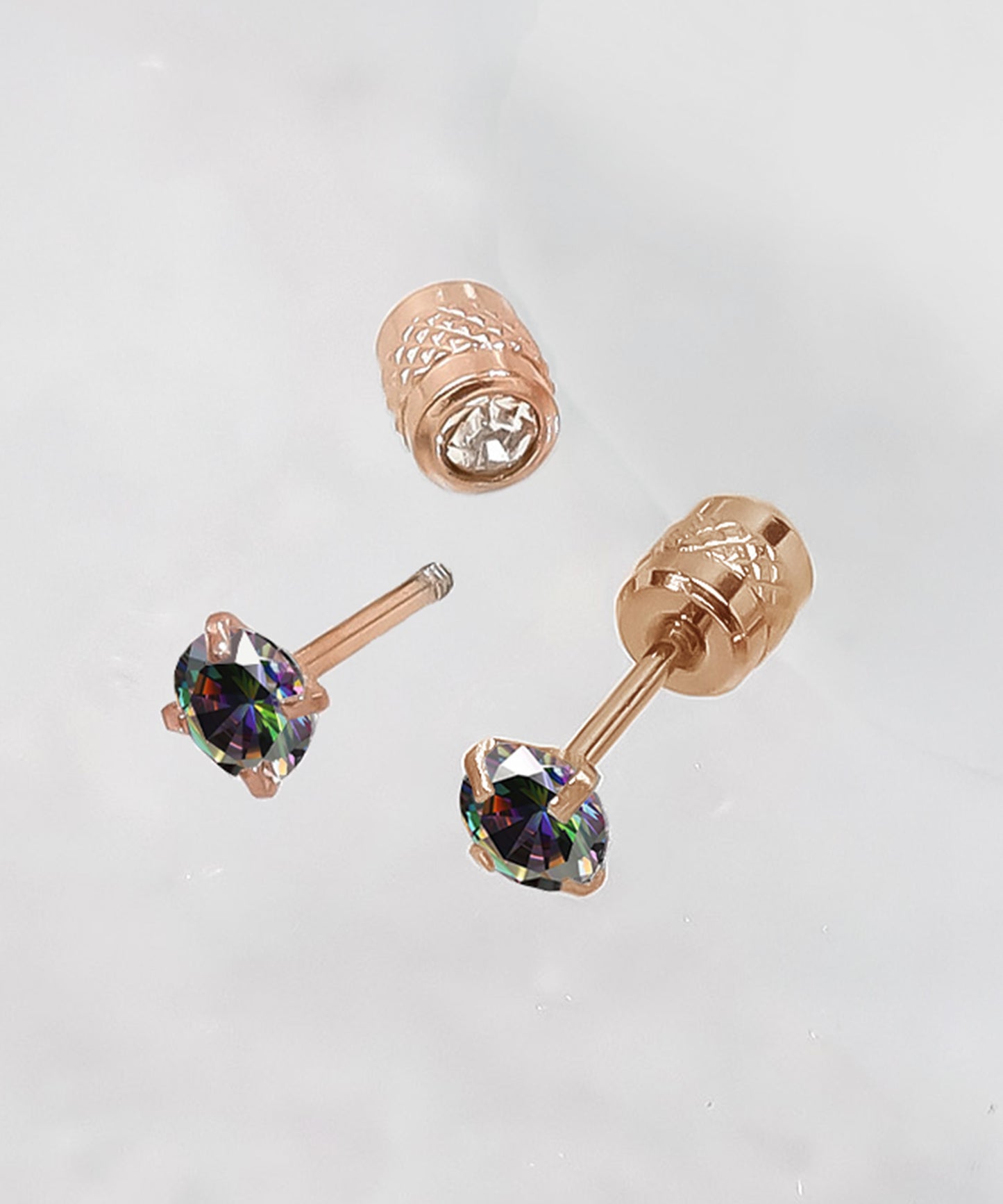 blackdia ocean ジルコニアスタッドピアス