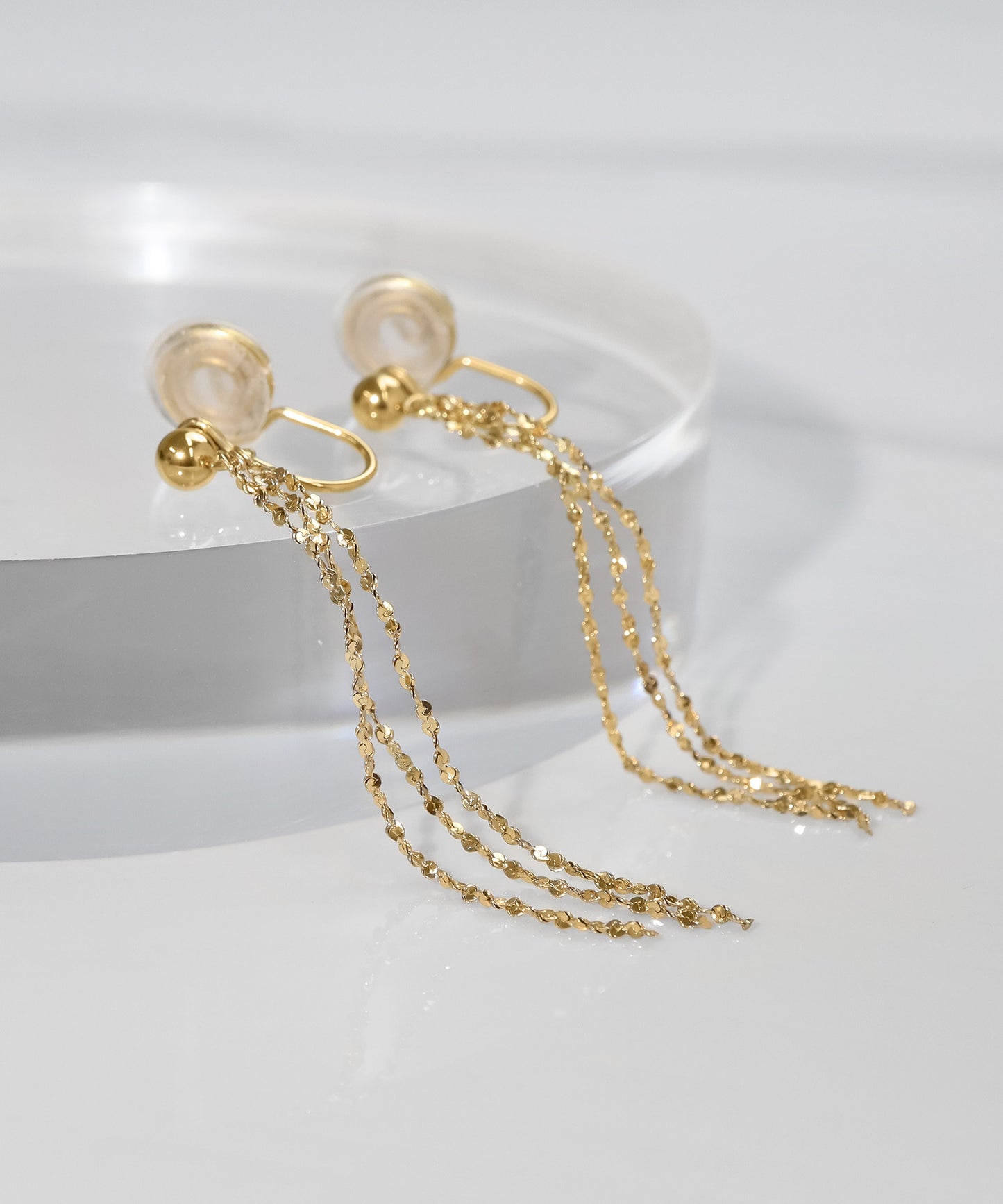 blackdia ocean スキンペタル チェーンピアス/イヤリング