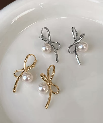 blackdia ocean ニュアンスリボン パールピアス