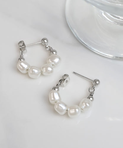 blackdia ocean バロックパール リングピアス