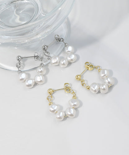 blackdia ocean バロックパール リングピアス