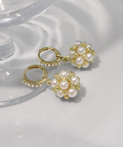 【今週末限定価格】blackdia ocean パールメッシュボールピアス