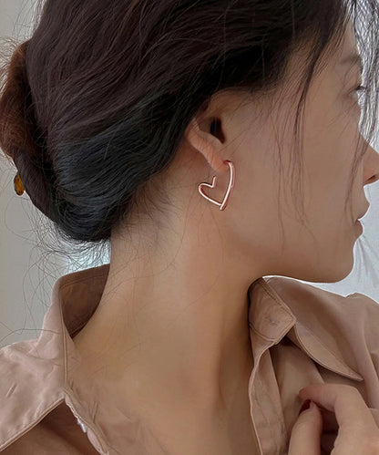 blackdia ocean オープンハート フープピアス/イヤリング