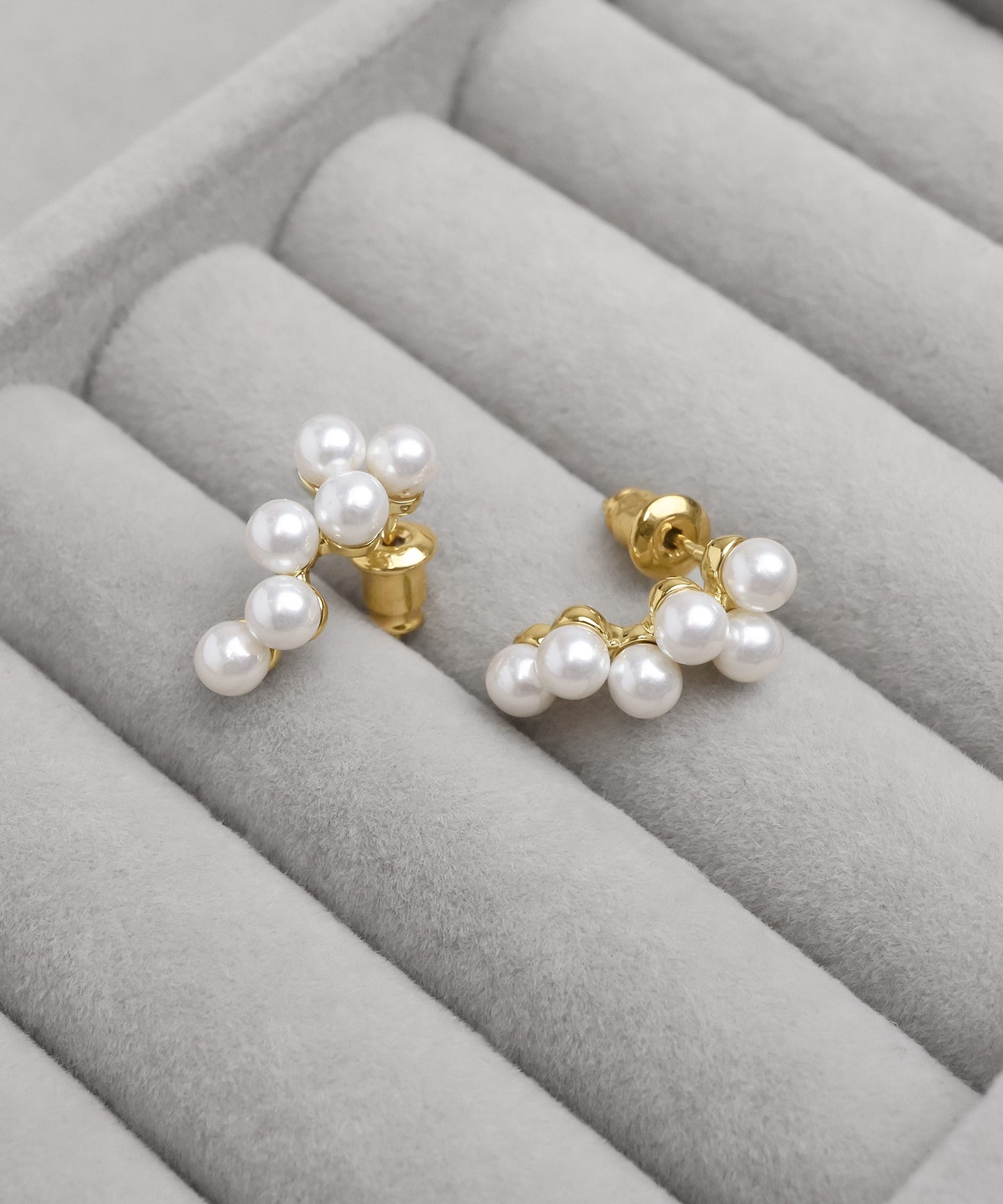 【今週末限定価格】blackdia ocean ミニパール デザインピアス/イヤリング